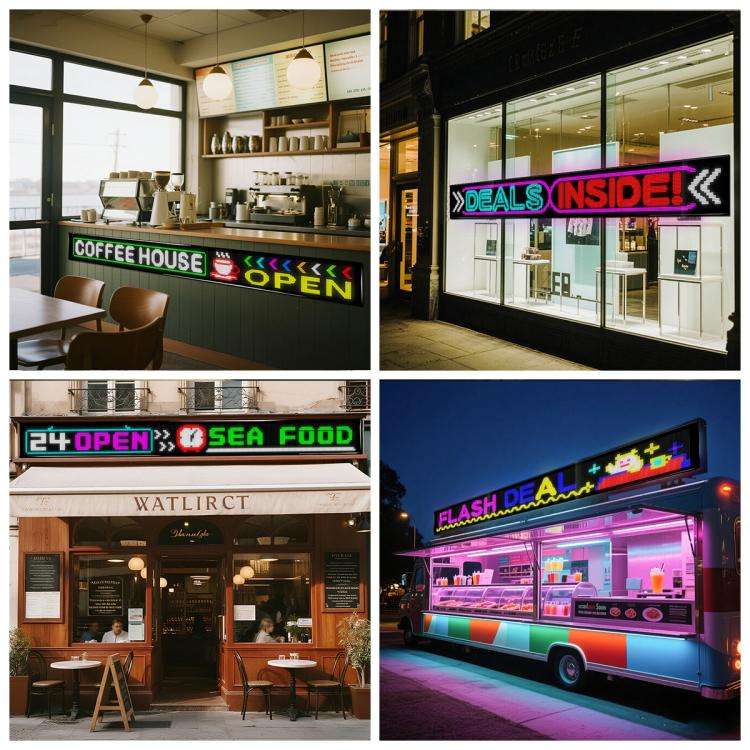 32x448 Pixels Dual Row Ultra-Thin LED Flexible Advertising Matrix Display Screen, Size: 334 x 29....