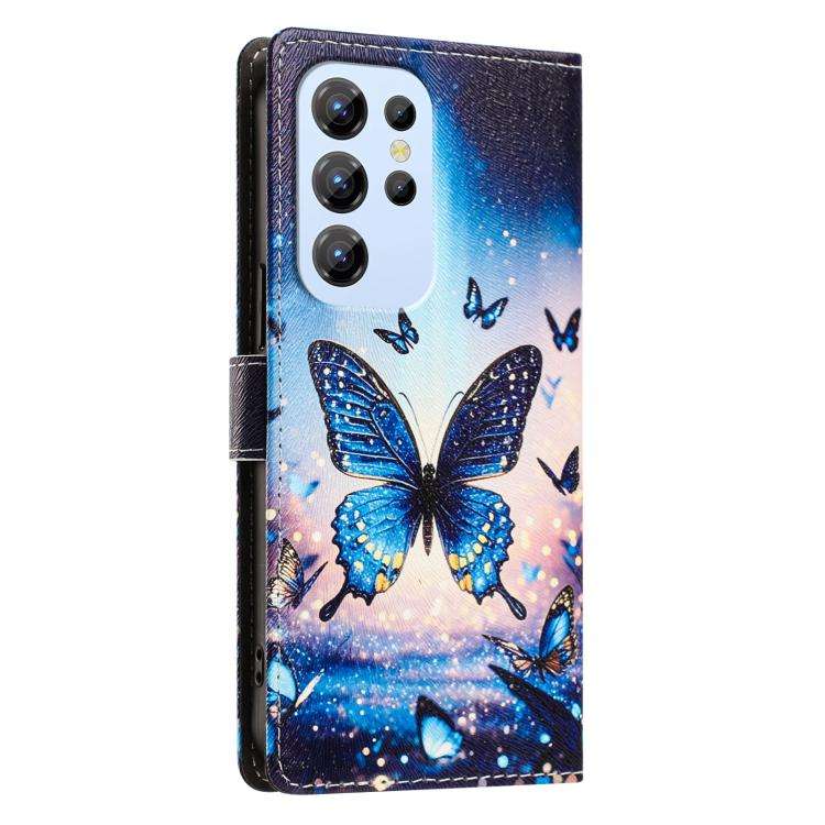 For Oukitel C1 / C1 Pro CH002 Colored Drawing Buckle Clasp Vegan Leather Phone Case(Fluorescent B...