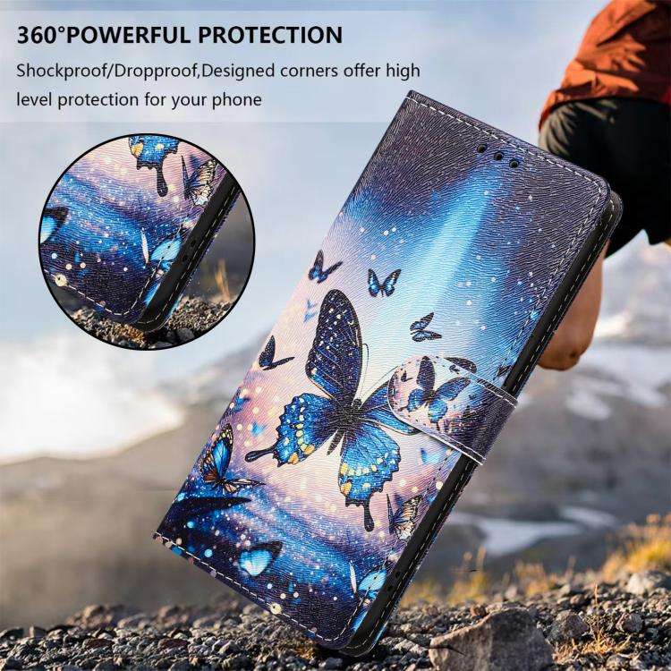 For Oukitel C1 / C1 Pro CH002 Colored Drawing Buckle Clasp Vegan Leather Phone Case(Fluorescent B...
