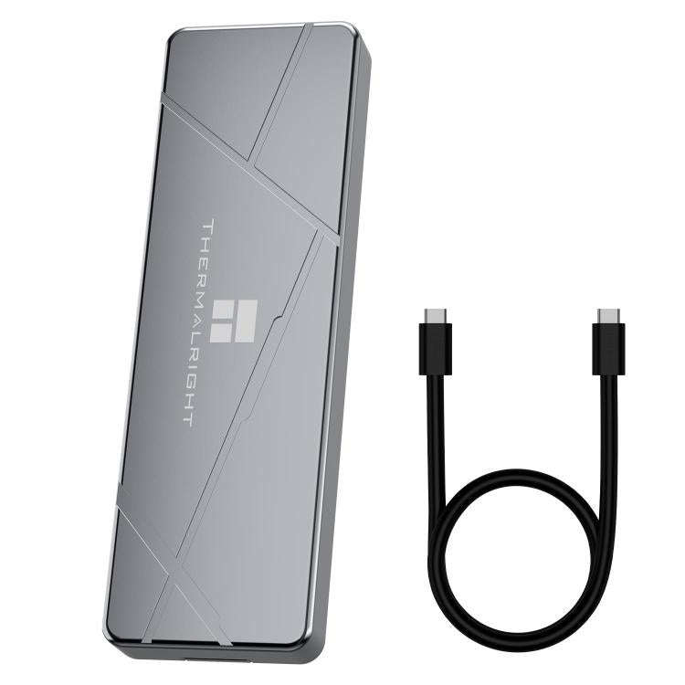 THERMALRIGHT HR-EB115 20Gbps M.2 NVMe SSD Enclosure with Type-C to Type-C Cable(Grey)