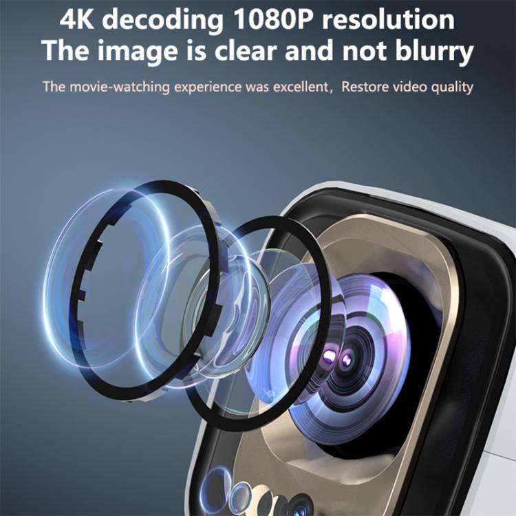 Yesido TV16 1080P Auto Focus Bluetooth 5.4 Smart Projector, Plug Type:EU Plug(White)
