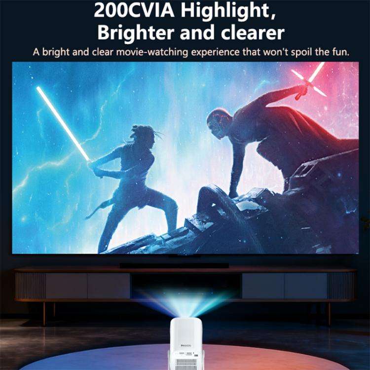 Yesido TV16 1080P Auto Focus Bluetooth 5.4 Smart Projector, Plug Type:EU Plug(White)