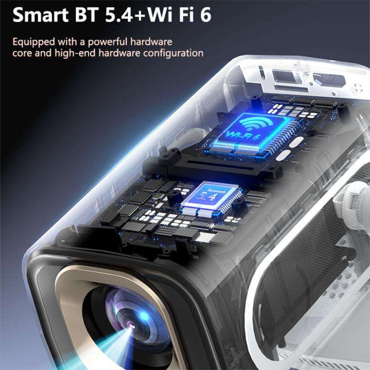 Yesido TV16 1080P Auto Focus Bluetooth 5.4 Smart Projector, Plug Type:EU Plug(White)