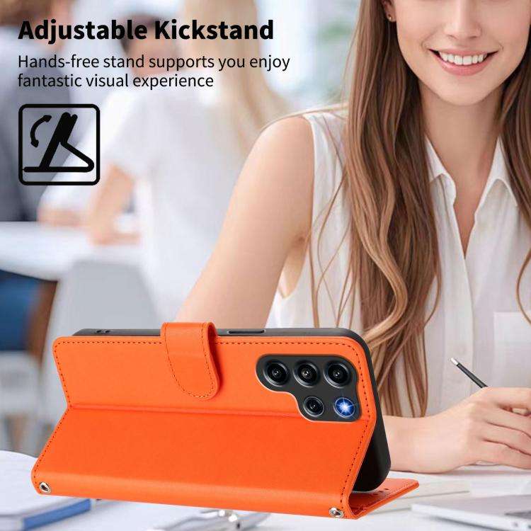 For Doogee B10 Pro 4G Happy Heart Pattern Magnetic Closure Vegan Leather Phone Case with Wrist St...