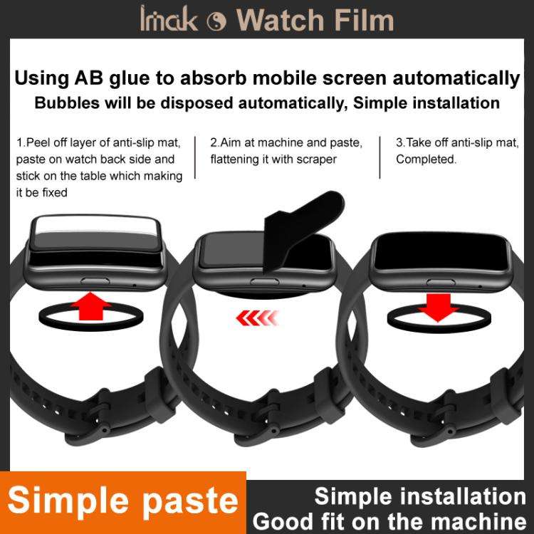Xiaomi Smart Band 10 Pro IMAK Plexiglass HD Watch Protective Film