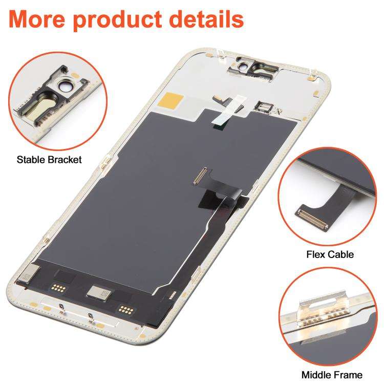 RJ Soft OLED Screen For iPhone 15 Pro Max