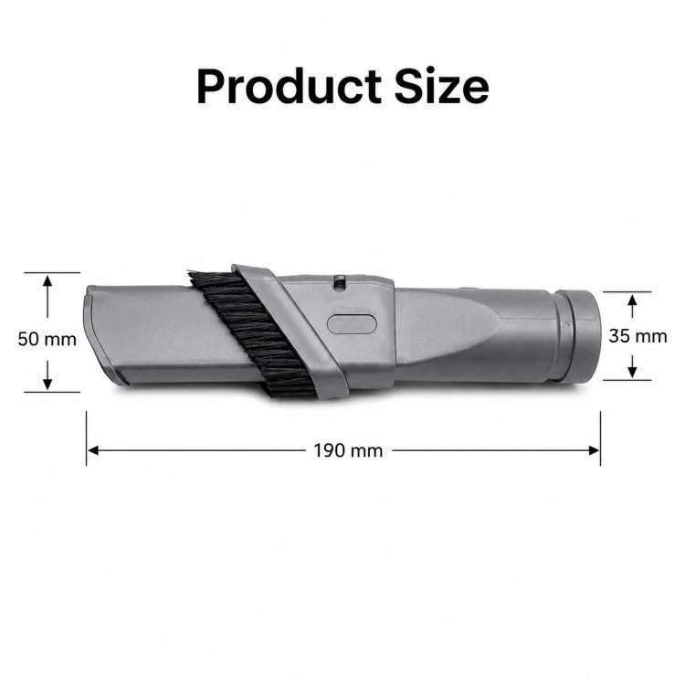 For Dyson V6 / DC35 / DC47 / DC52 / DC63 Vacuum Cleaner Accessories, Retractable Stiff Bristle Na...