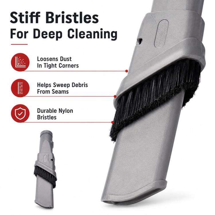 For Dyson V6 / DC35 / DC47 / DC52 / DC63 Vacuum Cleaner Accessories, Retractable Stiff Bristle Na...