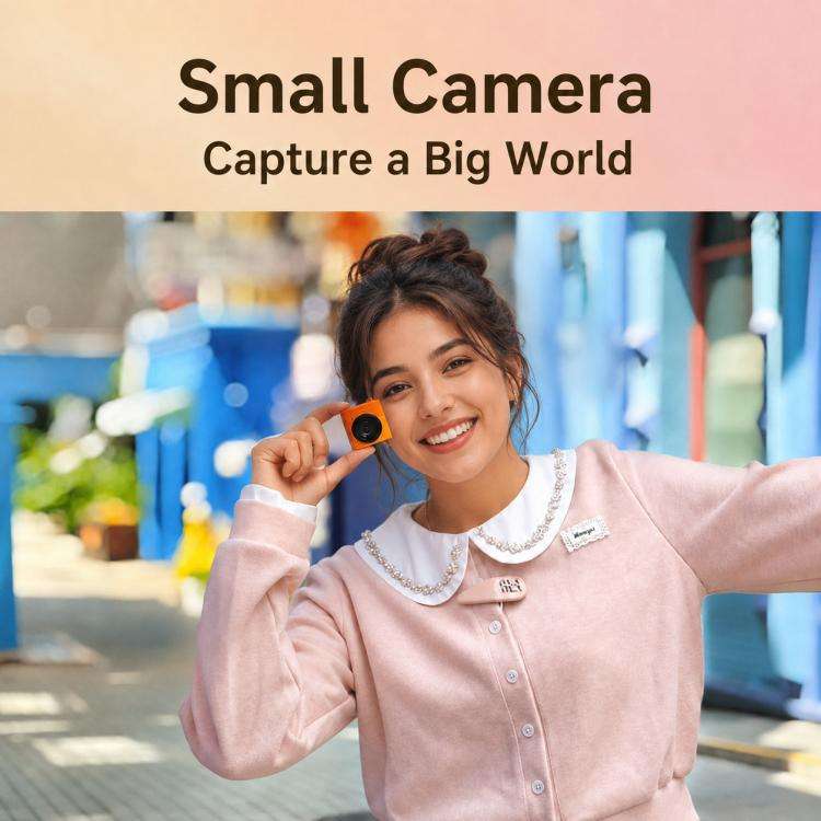 S5 6400PX 1.4 inch LCD HD Digital Mini Thumb Pocket Camera(Pink)