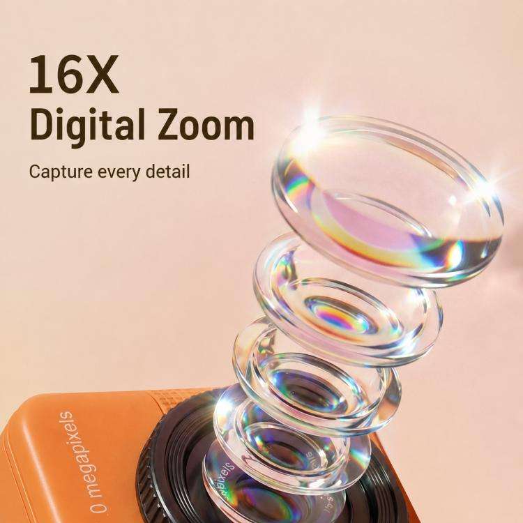 S5 6400PX 1.4 inch LCD HD Digital Mini Thumb Pocket Camera(Pink)