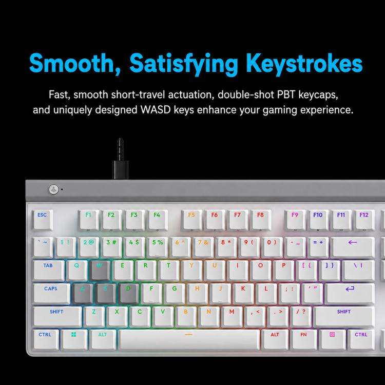 Logitech G515 RAPID TKL Magnetic Switches Wired Gaming Keyboard(Black)