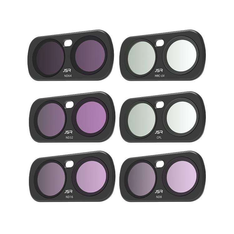 For Insta 360 Luna Ultra JSR CB Series Magnetic Camera Lens Filter, Filter:6 in 1 ND UV CPL
