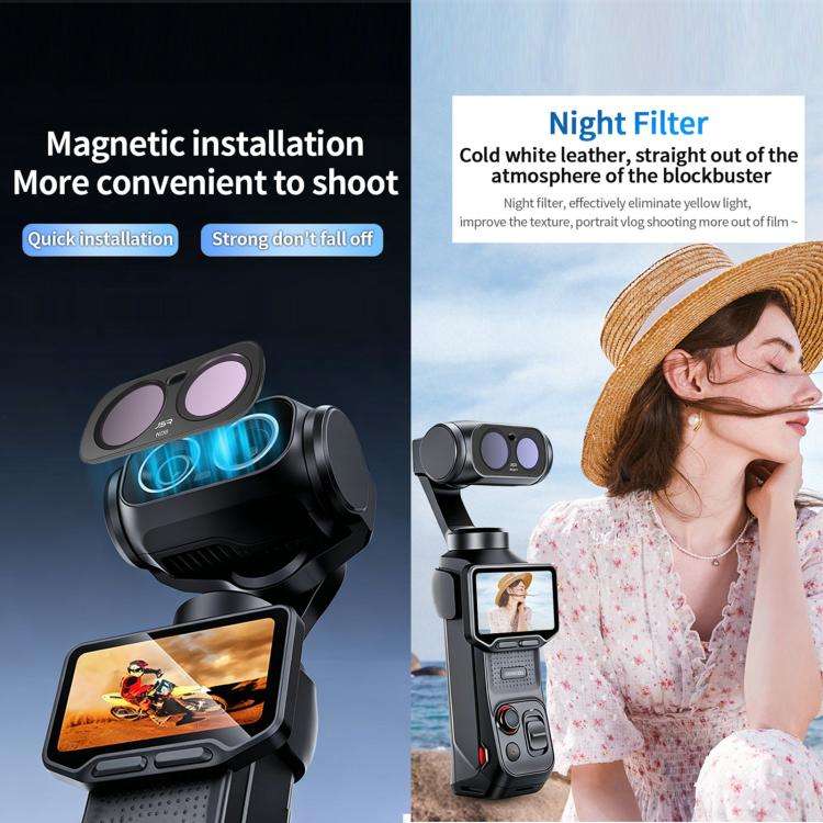 For Insta 360 Luna Ultra JSR CB Series Magnetic Camera Lens Filter, Filter:ND32