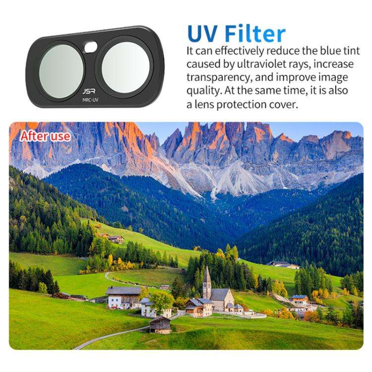 For Insta 360 Luna Ultra JSR CB Series Magnetic Camera Lens Filter, Filter:ND32