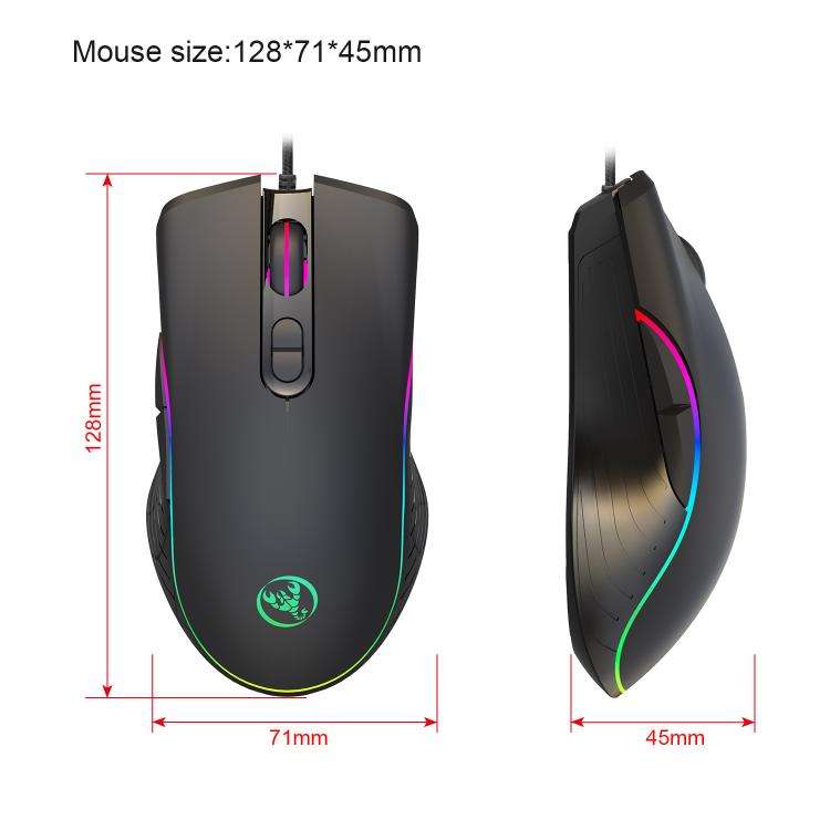 HXSJ Master-P5+V100+A867 Gaming Keyboard and Mouse Adapter Set for PS5(Black)