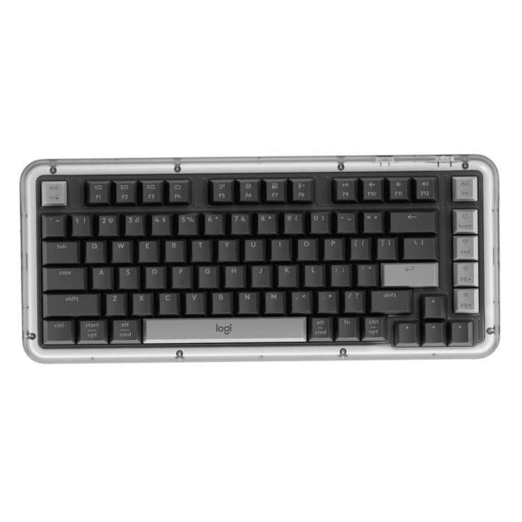 Logitech ALTO KEYS K75M Amber Series Custom Tri-Mode Wireless Mechanical Keyboard(Black)
