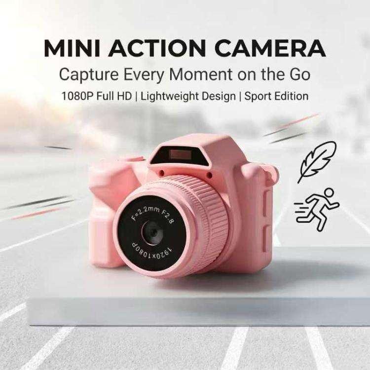 L300 2MP Mini Thumb Action Camera(Pink)