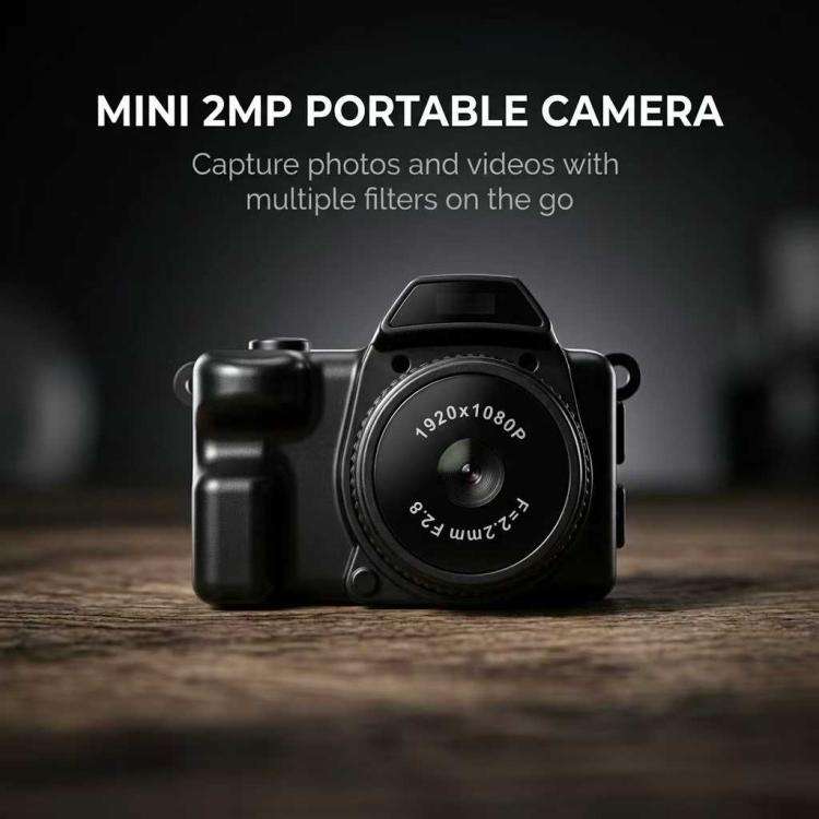 L300 2MP Mini Thumb Action Camera(Black)
