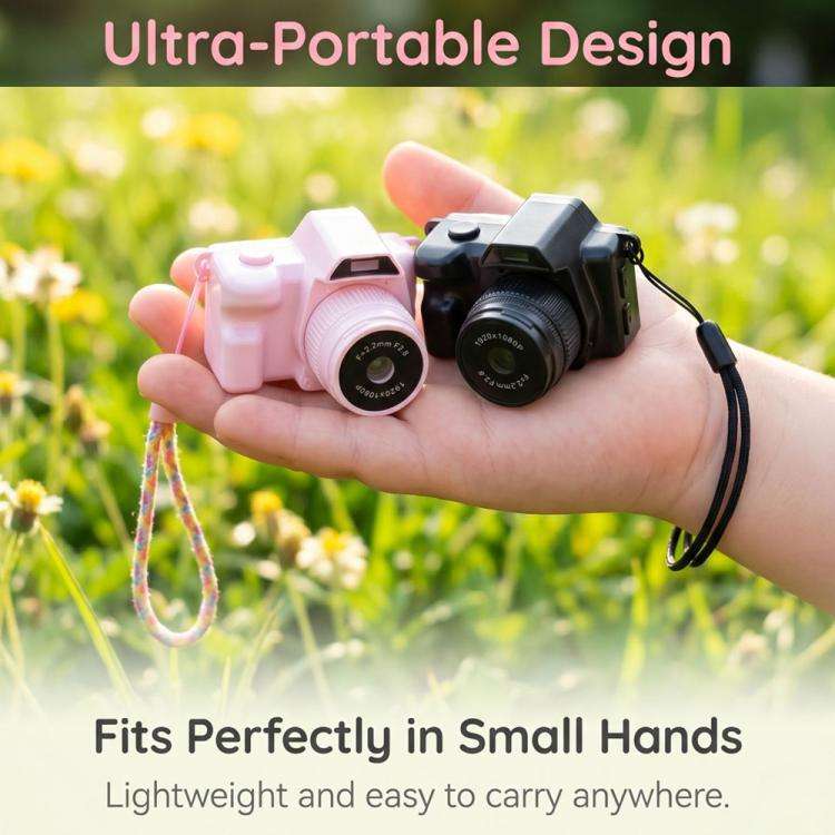 L300 2MP Mini Thumb Action Camera(Pink)