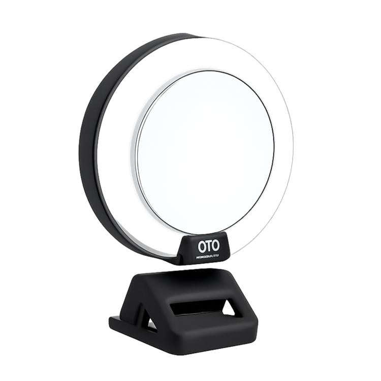 Live Streaming Photography 3 Color Temperatures RGB Fill Light(Black)