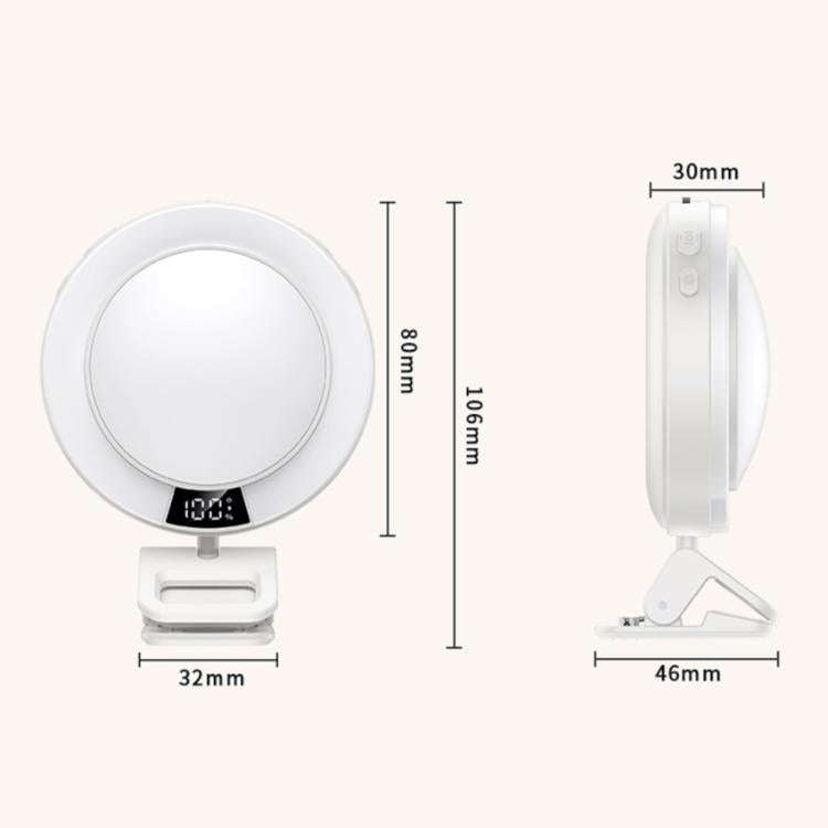 Live Streaming Photography 3 Color Temperatures RGB Fill Light(White)