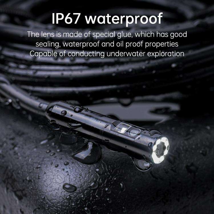 S11 5 inch IPS HD Screen 8mm Industry Digital Endoscope, Type:5m Hard Cable Dual-lens