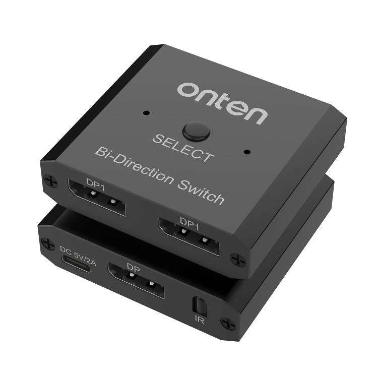 Onten CS22DP 8K 30Hz DP 1.4 Bidirectional Switcher(Black)