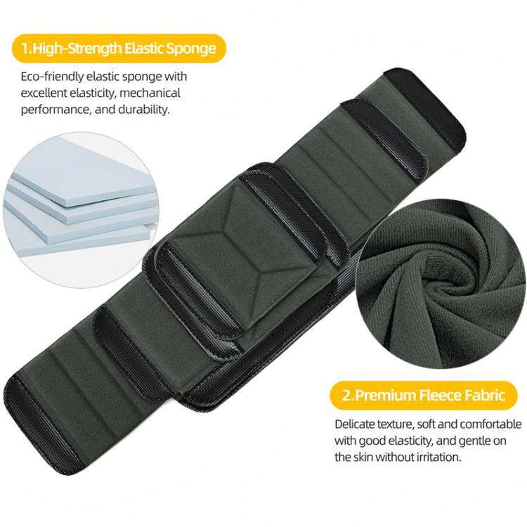 Multifunctional Camera Bag Divider Polyester Lens DIY Liner Separator Pad, Type:E Grey