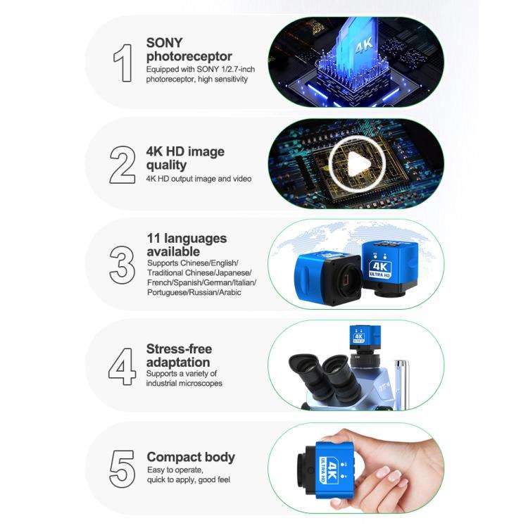 RELIFE MC1 60-megapixel 4K HD Microscope Camera