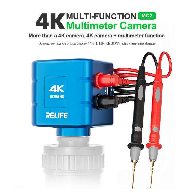 RELIFE MC2 Dual-screen Synchronous Display Multi-function 4K Multimeter Camera