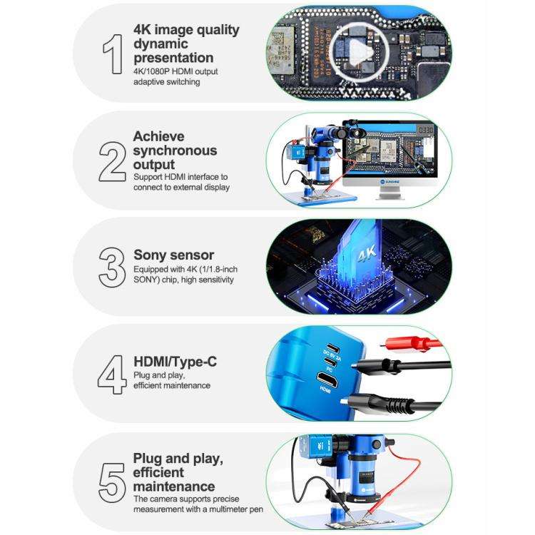 RELIFE MC2 Dual-screen Synchronous Display Multi-function 4K Multimeter Camera
