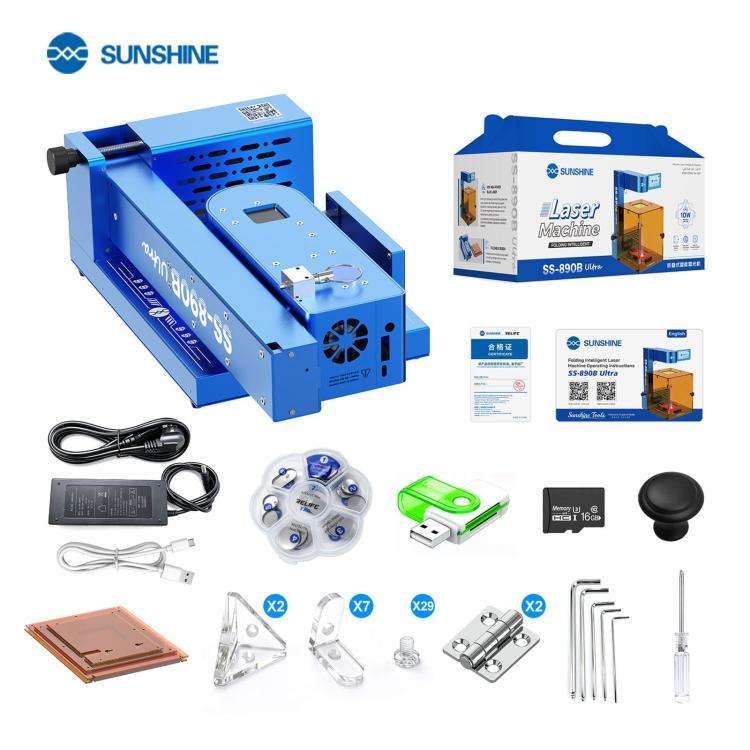 SUNSHINE SS-890B UItra Professional Foldable Smart Laser, Plug:EU Plug