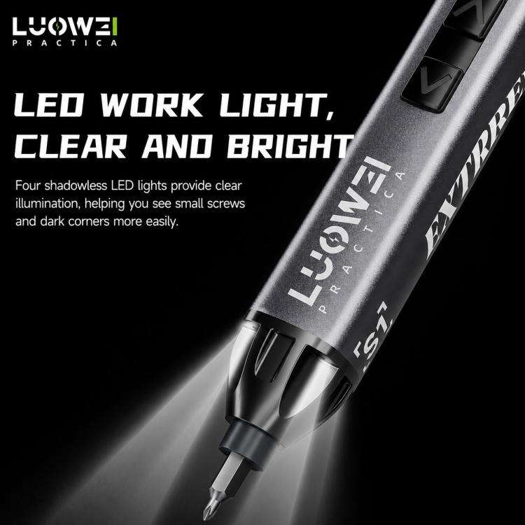 LUOWEI Adjustable Torque Electric Screwdriver Set, Model:S1 Pro