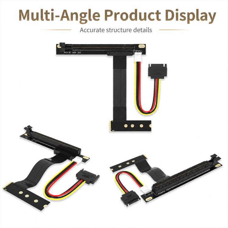 M2 NVME SSD To PCI-E 16X Adapter Cable(0.2m)