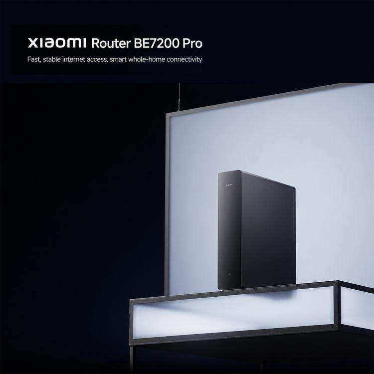 Xiaomi Router BE7200 Pro WiFi 7 AI Hub 2.5G Port Dual Band, US Plug(Grey)