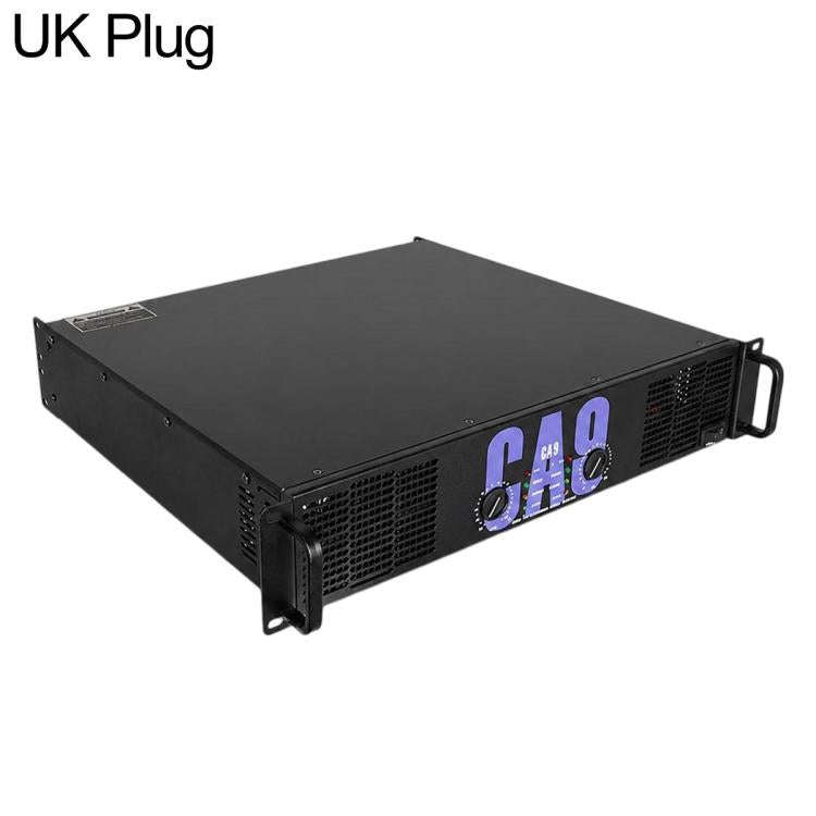 CA9 1600W Stage Dual-Channel Pure Audio Power Amplifier(UK Plug)