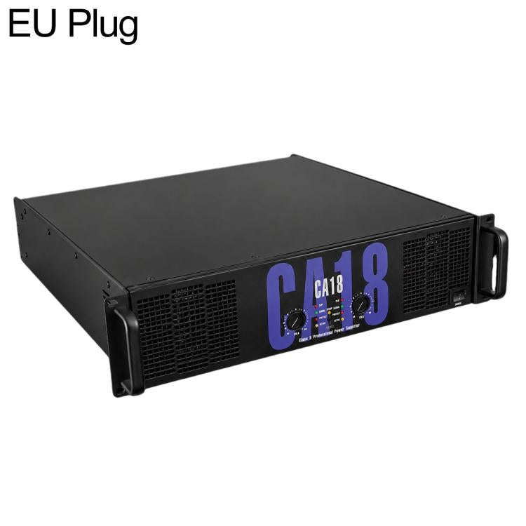 CA18 2400W Stage Dual-Channel Pure Audio Power Amplifier(EU Plug)