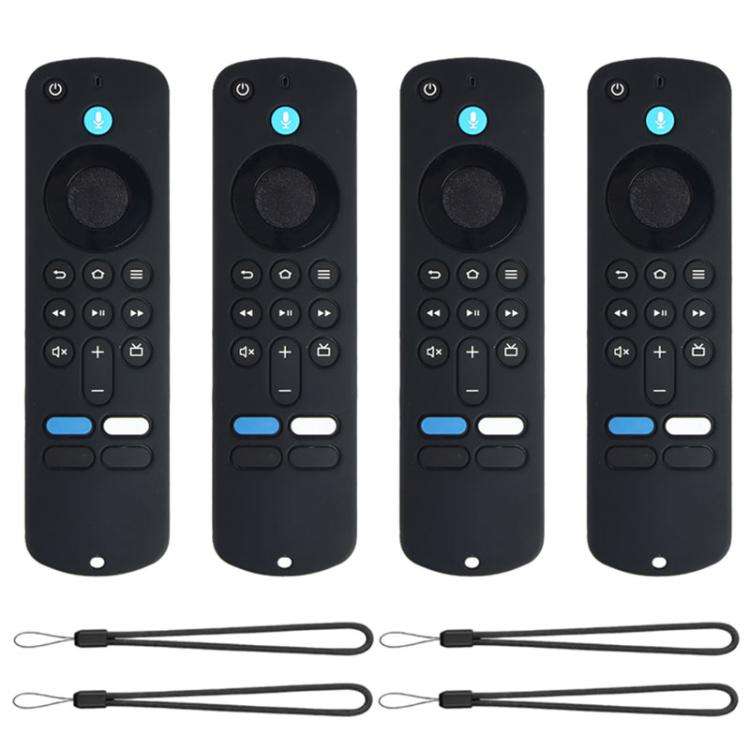 For Amazon Fire TV Stick 4K 2025 Remote XDcase 4pcs Soft Silicone Protective Case with Mini Strap...