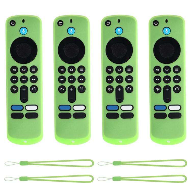 For Amazon Fire TV Stick 4K 2025 Remote XDcase 4pcs Soft Silicone Protective Case with Mini Strap...