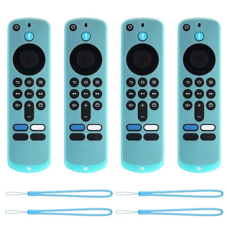For Amazon Fire TV Stick 4K 2025 Remote XDcase 4pcs Soft Silicone Protective Case with Mini Strap...