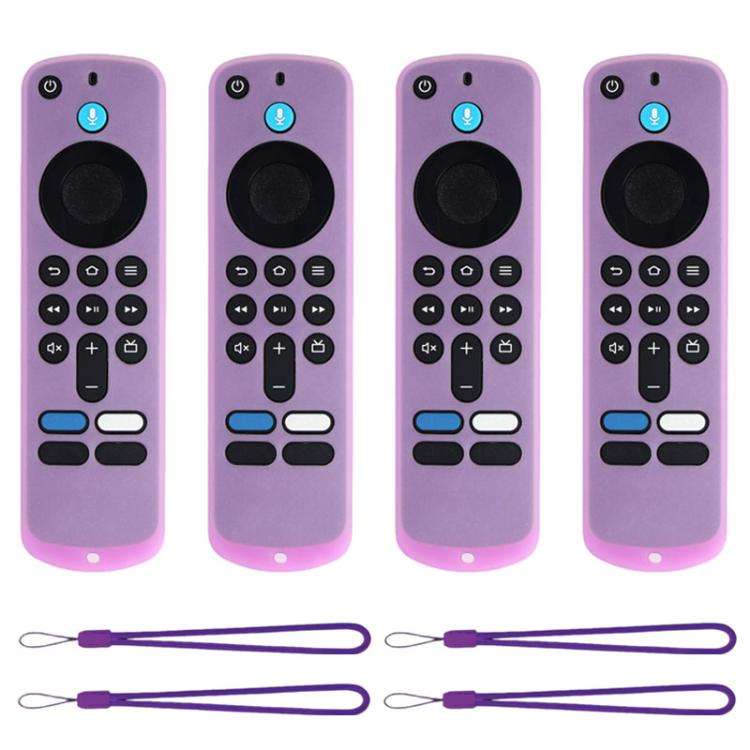 For Amazon Fire TV Stick 4K 2025 Remote XDcase 4pcs Soft Silicone Protective Case with Mini Strap...
