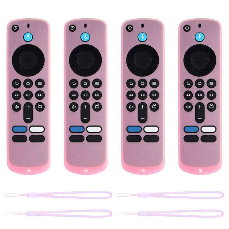 For Amazon Fire TV Stick 4K 2025 Remote XDcase 4pcs Soft Silicone Protective Case with Mini Strap...