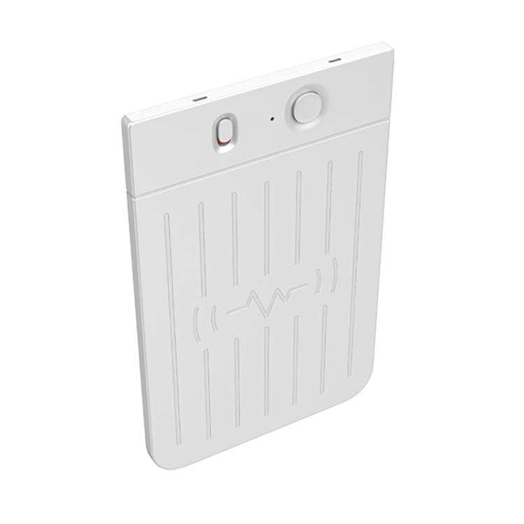 A3 Dual-key Voiceprint Ultra-thin AI Smart Voice Recorder Support AIREC-APP, Memory:32GB(White)