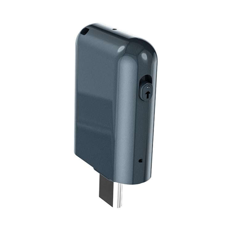 C32 Type-C USB Drive Voice Recorder, Memory:64GB(Dark Blue)