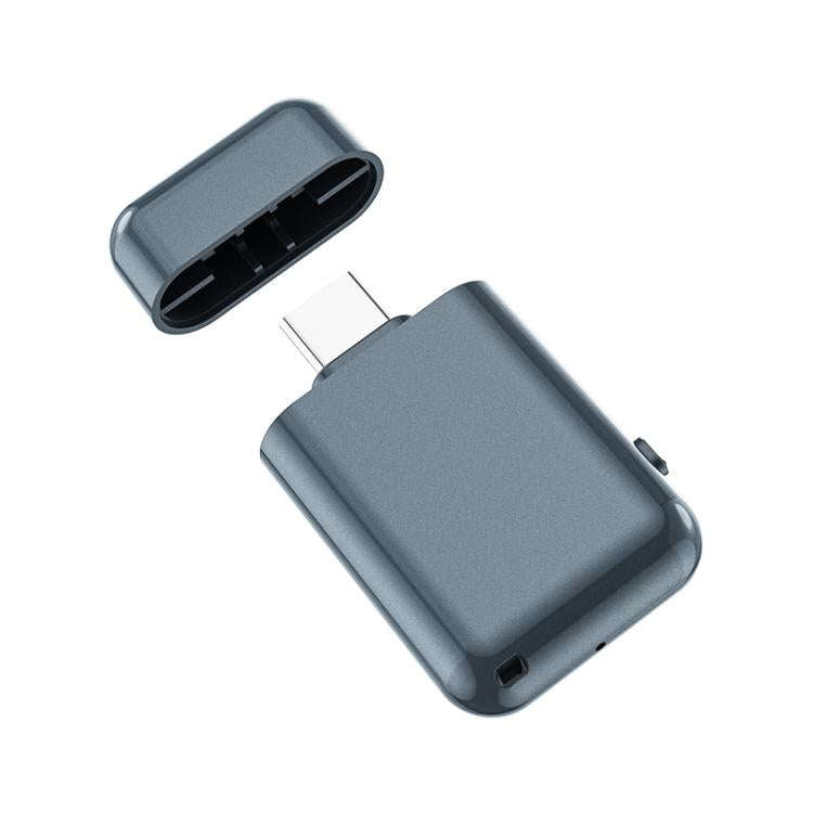 C32A Type-C USB Drive AI Voice Recorder, Memory:4GB(Dark Blue)