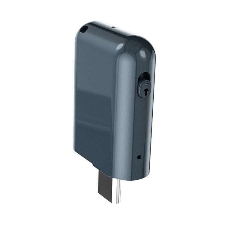 C32A Type-C USB Drive AI Voice Recorder, Memory:4GB(Dark Blue)