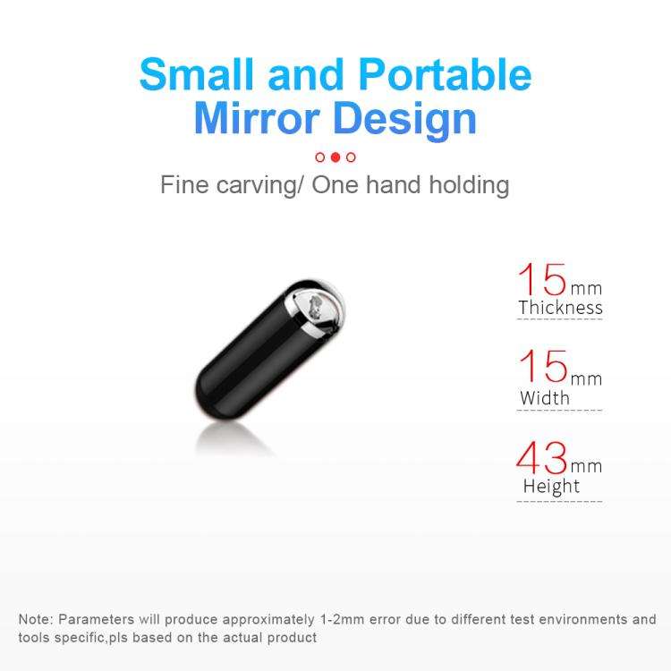 S1 Keychain Mini Voice Recorder, Memory:8GB(Black)