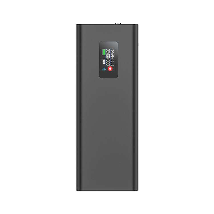 Q31P 0.42-inch Screen Pin-style Voice Recorder, Memory:32GB(Black)
