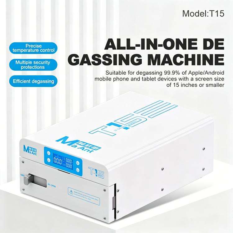 MaAnt T15 15 inch LCD Screen Smart All-in-One Defoamer Machine, Plug:US Plug