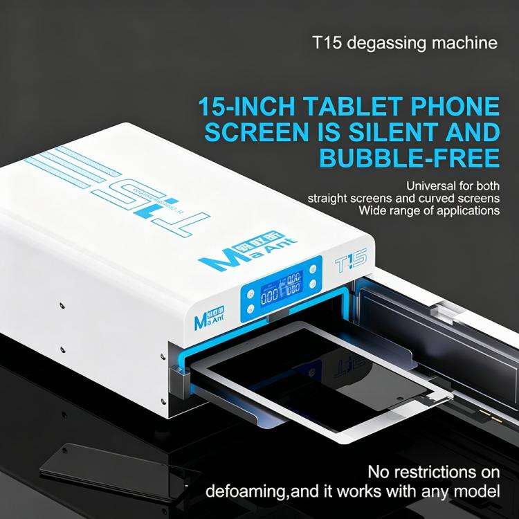 MaAnt T15 15 inch LCD Screen Smart All-in-One Defoamer Machine, Plug:US Plug